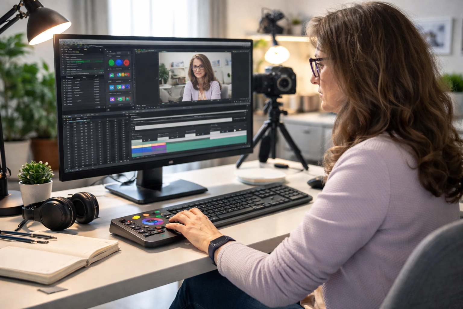 Julia editing video content